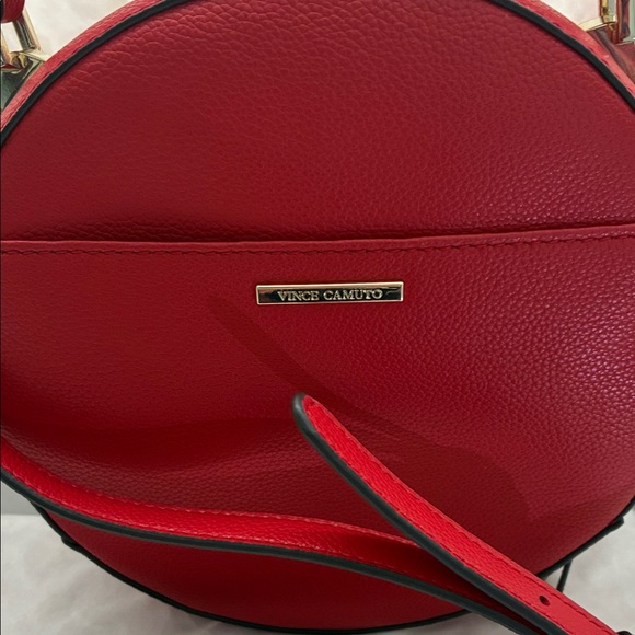 Vince Camuto Bold Red Circle Crossbody Bag - Picture 5 of 11